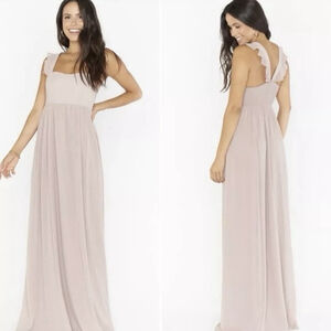 Show Me Your MuMu June Babydoll Maxi Dress Ruffle Straps Smocked Back Size 2XL